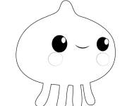 Coloriage Squidzy de Talia et Le royaume arc-en-ciel