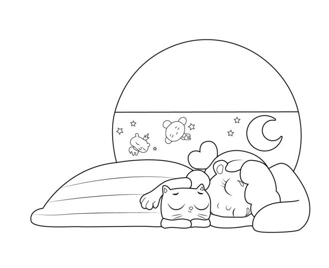 Talia Et Le Monde Arc En Ciel Coloriage à Imprimer