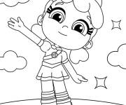 Coloriage Talia et Le royaume arc-en-ciel imprimable