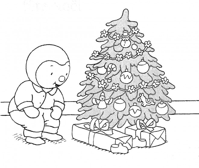 Coloriage Dessin Tchoupi Noel Dessin Gratuit à Imprimer