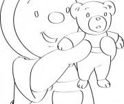 Coloriage Tchoupi et Doudou 2