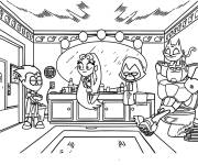 Coloriage Dessin anim&eacute; Teen Titans Go