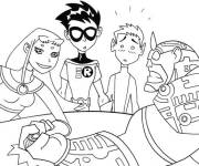 Coloriage Film Teen Titans Go