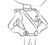 Coloriage Speedy de Teen Titans Go