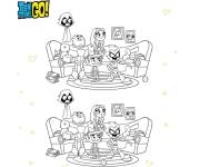 Coloriage Teen Titans Go activit&eacute;s