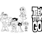 Coloriage Teen Titans Go pour enfants