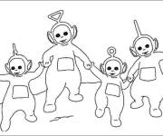 Coloriage et dessins gratuit Images des T&eacute;l&eacute;tubbies à imprimer