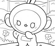 Coloriage Kawaii Laa Laa T&eacute;l&eacute;tubbies