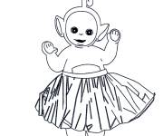 Coloriage et dessins gratuit La-La en robe magnifique à imprimer