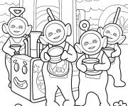 Coloriage La p&acirc;tisserie des T&eacute;l&eacute;tubbies