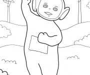 Coloriage Les T&eacute;l&eacute;tubbie Po
