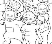 Coloriage Les T&eacute;l&eacute;tubbies &agrave; colorier
