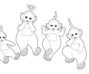 Coloriage Les T&eacute;l&eacute;tubbies mignons