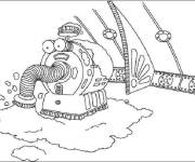 Coloriage Noo-Noo l&rsquo;aspirateur, Les T&eacute;l&eacute;tubbies