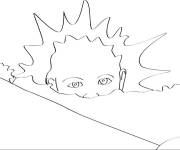 Coloriage et dessins gratuit Soleil du monde T&eacute;l&eacute;tubbies à imprimer