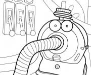 Coloriage Teletubbie Noo Noo en couleur