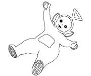 Coloriage T&eacute;l&eacute;tubbie vous salue