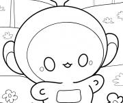 Coloriage T&eacute;l&eacute;tubbies Tinky Winy chibi