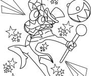 Coloriage Caine de The Amazing Digital Circus &agrave; motif