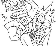 Coloriage Caine en jouant