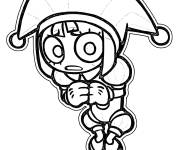 Coloriage Chibi Pomni de The Amazing Digital Circus