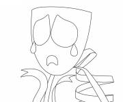 Coloriage et dessins gratuit Gangle en pleurant à imprimer