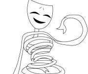 Coloriage Gangle rigolo