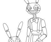 Coloriage Jax dans Five Nights
