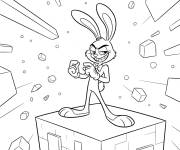 Coloriage Jax, le Lapin Malicieux