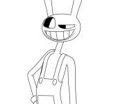 Coloriage et dessins gratuit Jax personnage de bande anim&eacute;ث The Amazing Digital Circus à imprimer