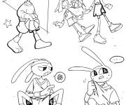 Coloriage Jaxj joueur de basketball pour enfants