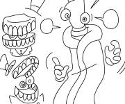 Coloriage Kinger et Caine