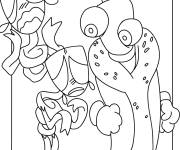 Coloriage Kinger et Gangle amus&eacute;s