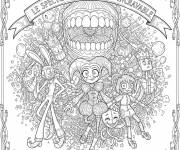Coloriage Le Spectacle Num&eacute;rique Incroyable