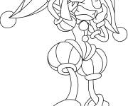 Coloriage Pomni debout