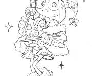 Coloriage Pomni r&eacute;aliste
