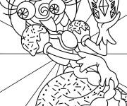 Coloriage Princesse Loolilalu de dessin anim&eacute; cirque num&eacute;rique