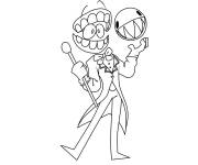 Coloriage Profil de Caine