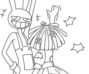 Coloriage Ragatha et Jax l'imprudent