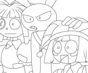 Coloriage Ragatha, Jax and Pomni