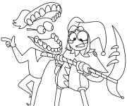Coloriage The Amazing Digital Circus au crayon