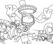 Coloriage The Amazing Digital Circus dans Rinbow Friends