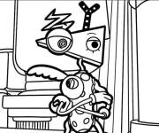 Coloriage Zooble dans la ville