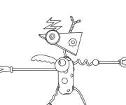 Coloriage et dessins gratuit Zooble ouvrant les bras à imprimer