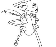 Coloriage et dessins gratuit Zooble s&eacute;rieux à imprimer