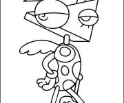 Coloriage Zooble simple