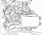 Coloriage The Flintstones 22