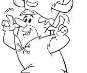 Coloriage et dessins gratuit The Flintstones 4 à imprimer