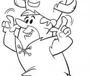 Coloriage et dessins gratuit The Flintstones 4 à imprimer