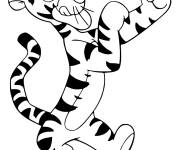 Coloriage Le boxeur Tigrou